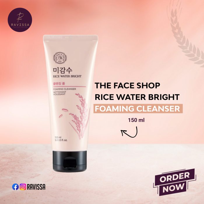 The Face Shop Rice water bright Foaming Cleanser