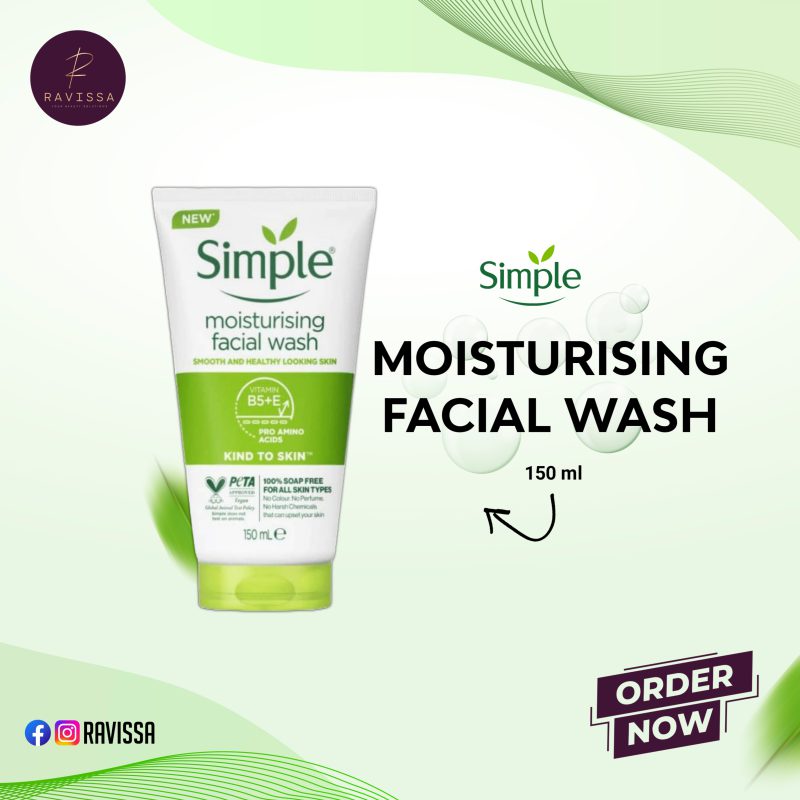 simple moisturizing facial wash