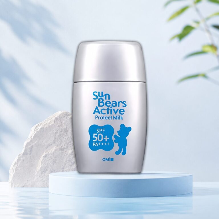 OMI Brothers Sun Bears Active Sunscreen SPF 50+/PA++++ (Blue) – 30g