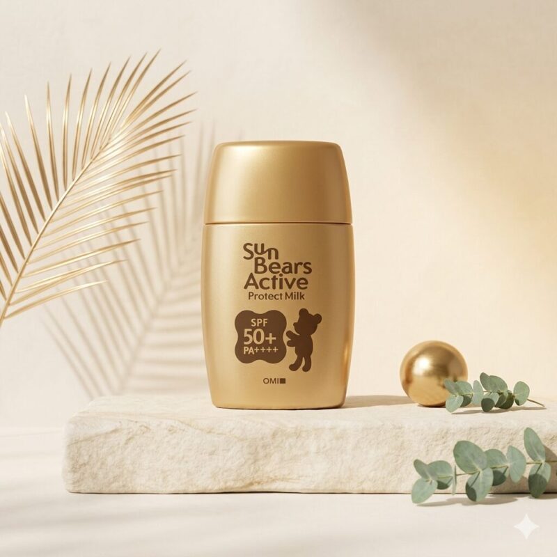 OMI Brotherhood Sun Bears Active Protect Milk Sunscreen SPF 50+ PA++++ 30g