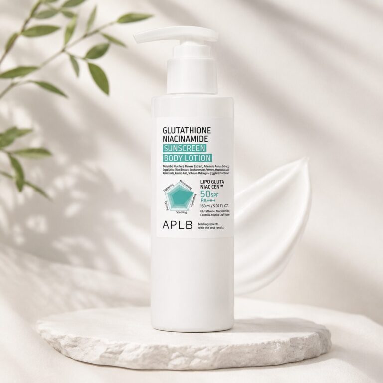 APLB Glutathione Niacinamide Sunscreen Body Lotion SPF50 PA++++ 150ml