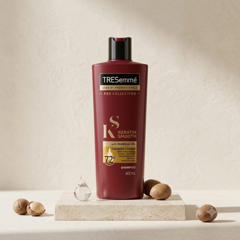 TRESemme Keratin Smooth Hair Shampoo with Marula Oil 400ml