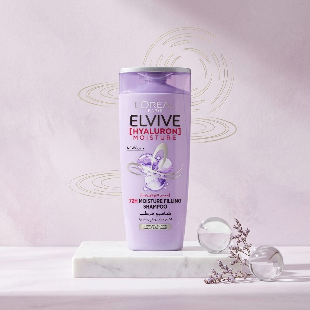 L'Oreal Paris Elvive Hyaluron 72h Moisture Filling Shampoo For Dehydrated Hair 400ml L'Oreal Paris Elvive Hyaluron 72h Moisture Filling Shampoo For Dehydrated Hair 400ml