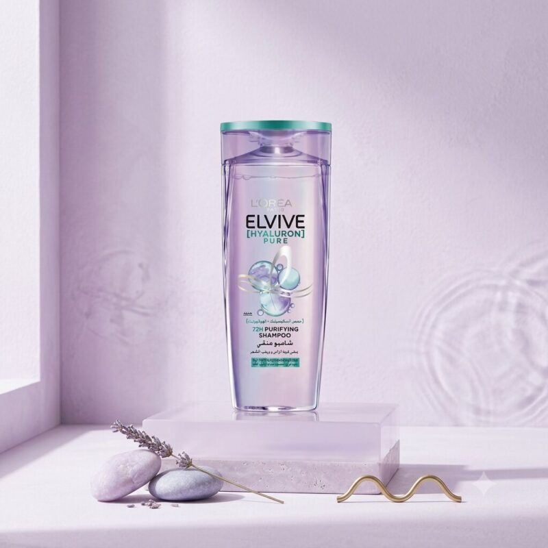 L'Oreal Elvive Hyaluron Pure 72H Purifying Shampoo 400ml (Egypt)
