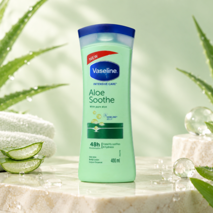 Vaseline Intensive Care Aloe Soothe 48H Moisturisation Body Lotion 400ml