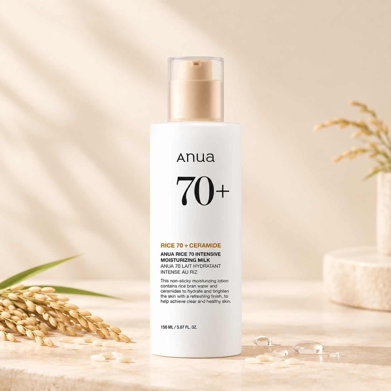 ANUA Rice 70 Intensive Moisturizing Milk 150ml ANUA Rice 70 Intensive Moisturizing Milk 150ml