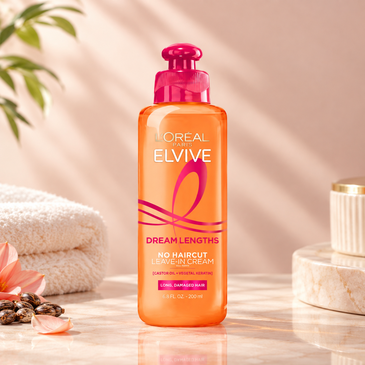 L'oreal Elvive Dream Lengths No Haircut Leave-In Cream 200ml L'oreal Elvive Dream Lengths No Haircut Leave-In Cream 200ml