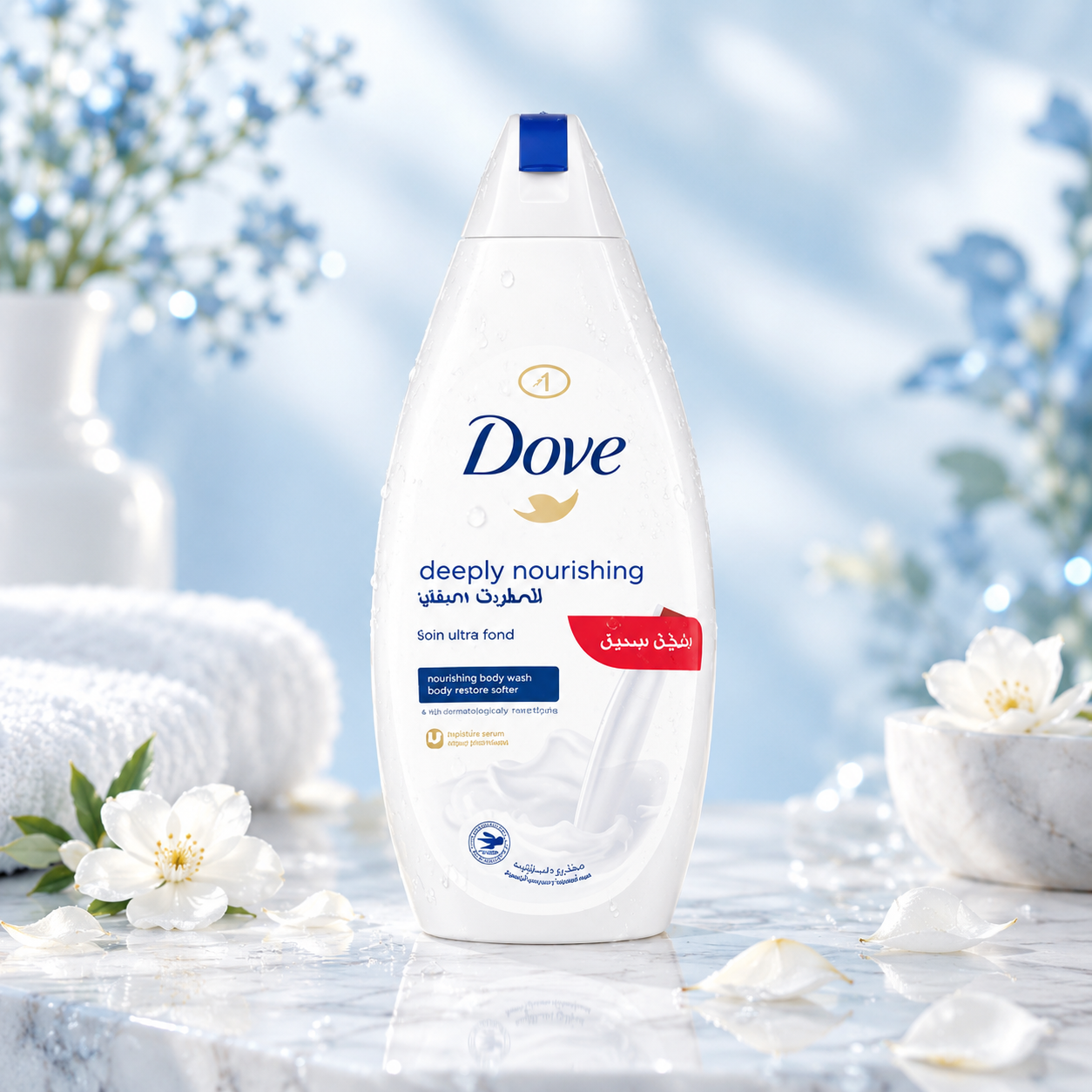 Dove Deeply Nourishing Body Wash 500ml Dove Deeply Nourishing Body Wash 500ml