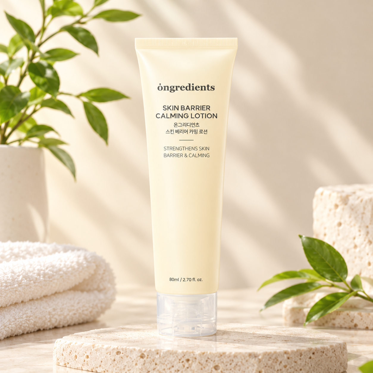 Skin Barrier Calming Lotion Spa Still Life Skin Barrier Calming Lotion Spa Still Life