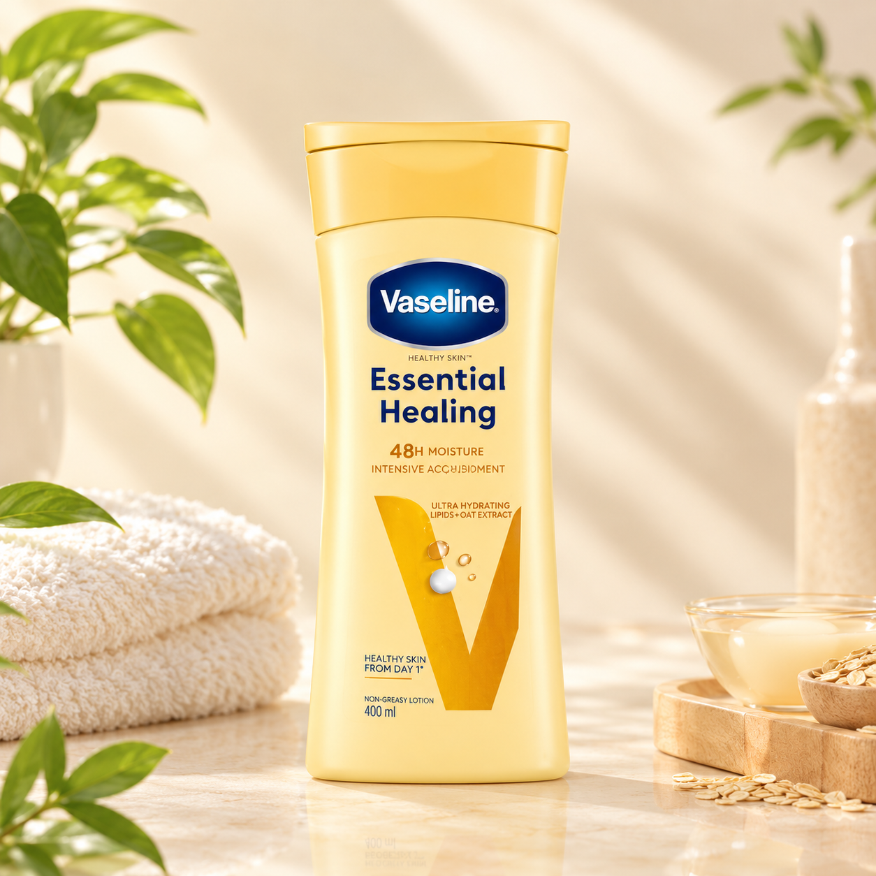 Vaseline Intensive Care Essential Healing 48H Moisture Body Lotion 200ml Vaseline Intensive Care Essential Healing 48H Moisture Body Lotion 200ml